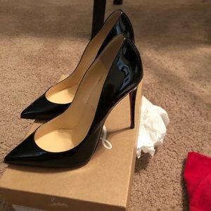 Christian Louboutin Pigalle patent pump.